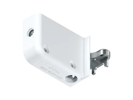 BLUM szekrényfelfüggesztő, balos, teherbírás 130 kg, műanyag/acél fehér