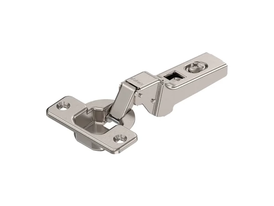 BLUM CLIP top bútorpánt 110°, 9,5 mm hajlított, rugó nélkül, csavaros