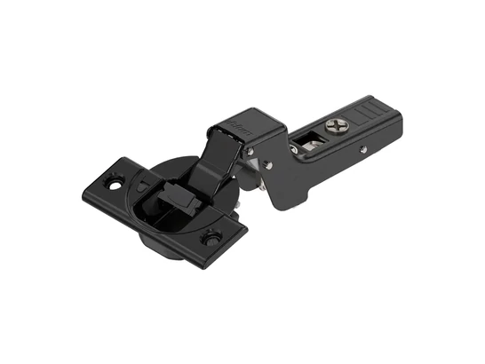 BLUM CLIP top BLUMOTION ONYX bútorpánt 110°, 18 mm, ívelt, rugóval, csavaros
