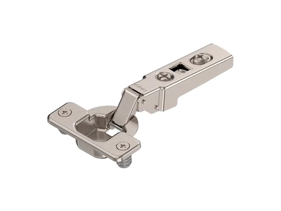 BLUM CLIP standard kivetőpánt 100°, egyenes, rugóval, dübeles