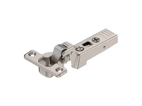 BLUM CLIP top pillérpánt 94°, 18mm ívelt, rugóval, csavaros