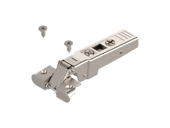 BLUM CLIP top alukeretespánt 95°, rugóval, egyenes, csavaros