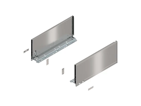 BLUM LEGRABOX pure káva C, 400, INOX (ujjlenyomatálló)