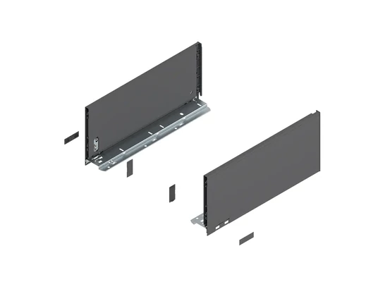 BLUM LEGRABOX pure káva C, 400 mm, orionszürke matt