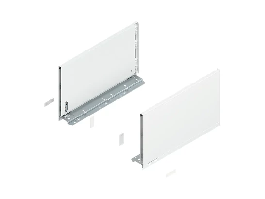 BLUM LEGRABOX pure káva F, 400 mm, selyemfehér matt