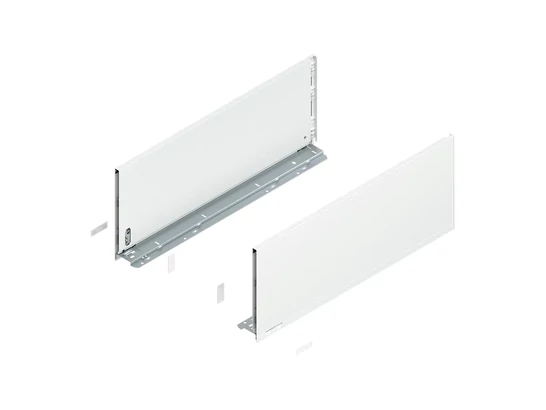 BLUM LEGRABOX pure káva F, 600 mm, selyemfehér matt