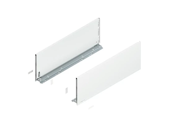 BLUM LEGRABOX pure káva F, 650 mm, selyemfehér matt