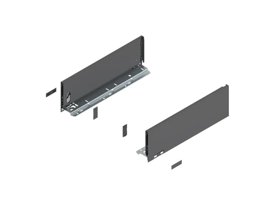 BLUM LEGRABOX pure káva K, 400 mm, orionszürke matt