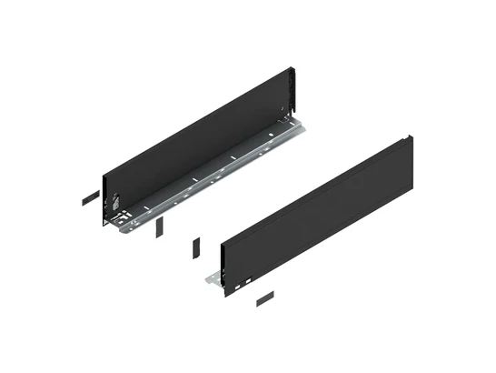 BLUM LEGRABOX pure káva K, 550 mm, karbonfekete matt