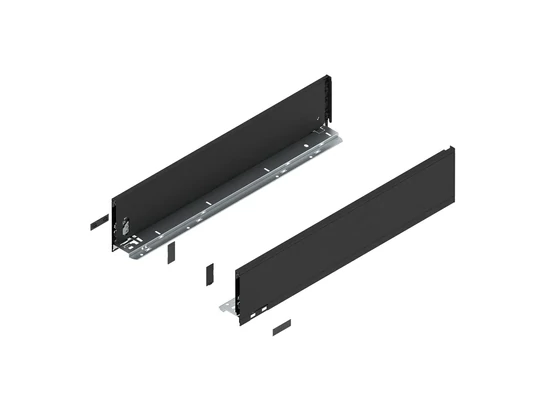 BLUM LEGRABOX pure káva K, 600 mm, karbonfekete matt