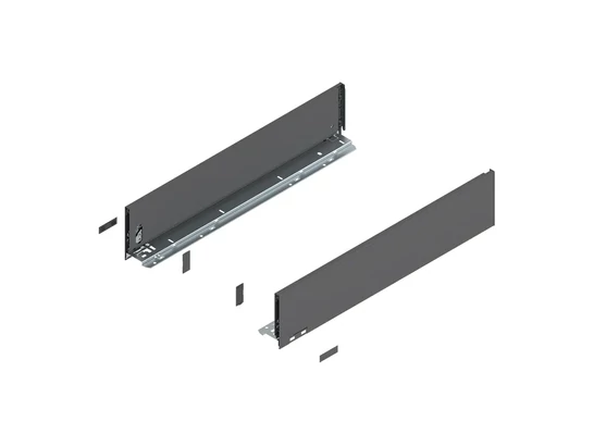 BLUM LEGRABOX pure káva K, 600 mm, orionszürke matt