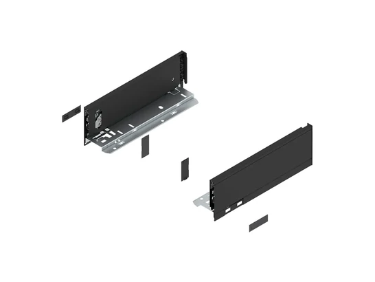 BLUM LEGRABOX pure káva M, 270, karbonfekete-matt