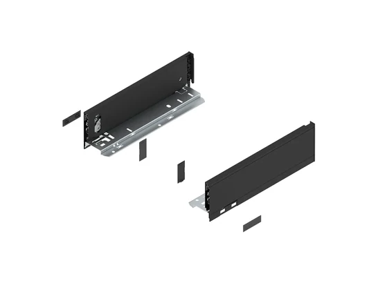 BLUM LEGRABOX pure káva M,300, karbonfekete-matt