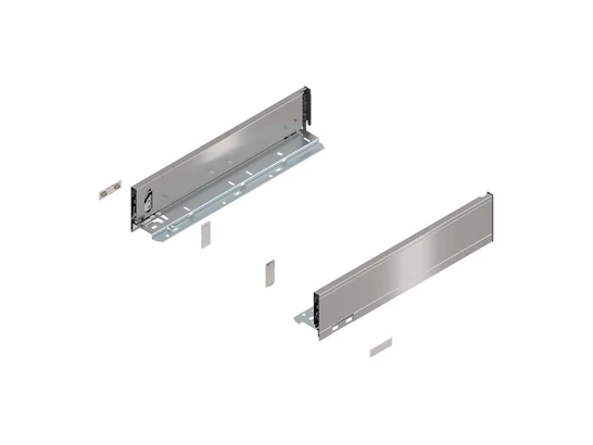 BLUM LEGRABOX pure káva M, 400, INOX (ujjlenyomatálló)