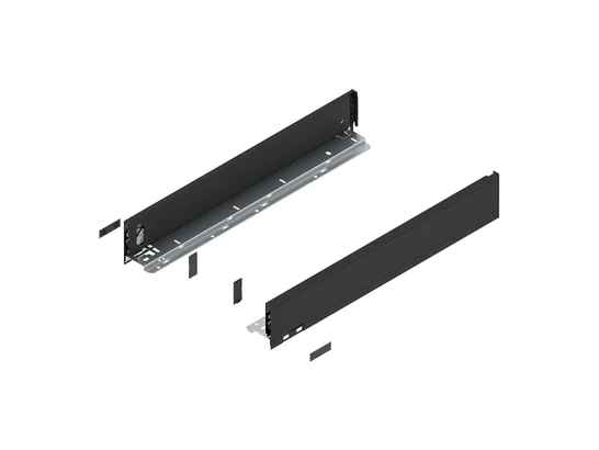 BLUM LEGRABOX pure káva M, 550, karbonfekete-matt