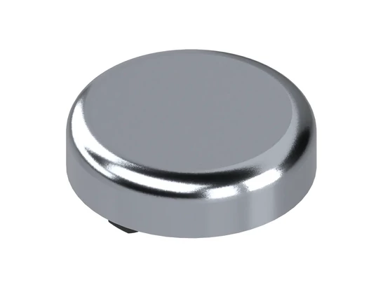 BLUM CLIP top edénytakaró - kerek üvegajtópánt. műanyag krómozott