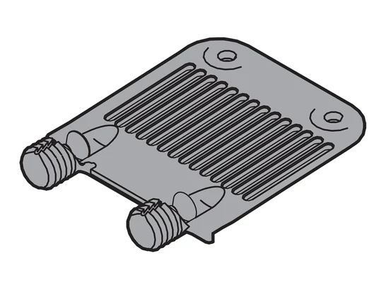 Fiók előlap stabilizáló