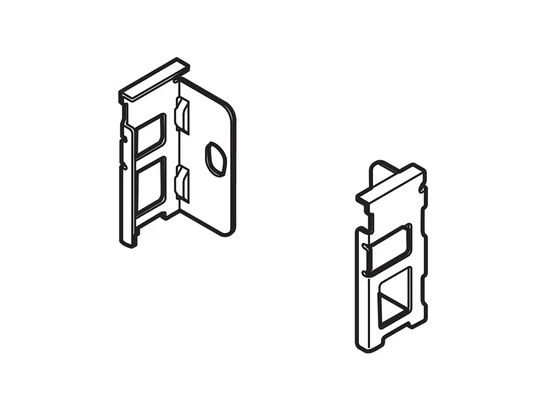 Legrabox N orionszürke hátfalrögzítő