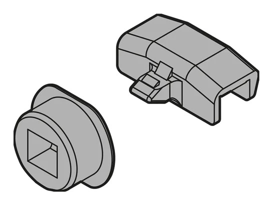 LBX/MBX belső fiókra selyemfehér kapcsolóelem készlet