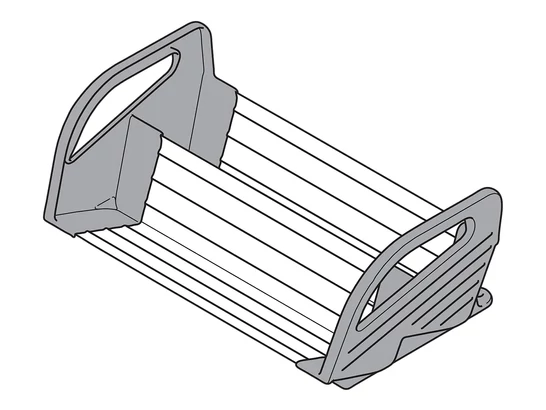 ORGA-LINE fűszertartó 400 mm-es korpuszba