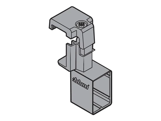 Tandembox Antaro szürke keresztkorlát tartó