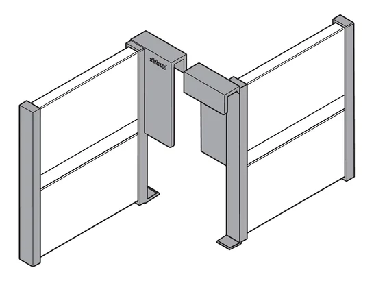 Hosszanti s.fehér osztó keresztfalhoz