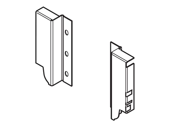Tandembox K s.fehér hátfalrögzítő