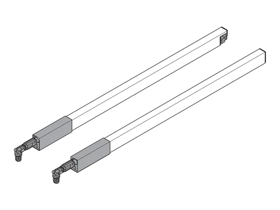 Tandembox Antaro 270-hez s.fehér magasító korlát