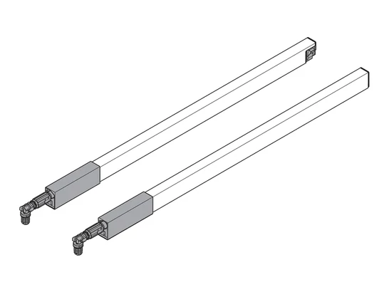 Tandembox Antaro 300-hoz s.fehér magasító korlát