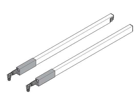 Tandembox Antaro 400-hoz szürke magasító korlát