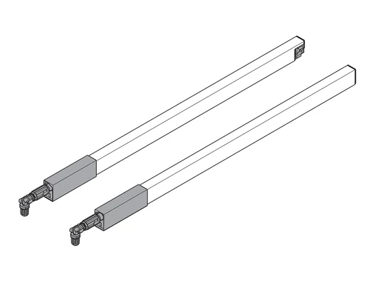 Tandembox Antaro 500-hoz s.fehér magasító korlát