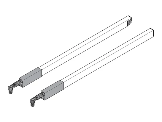 Tandembox Antaro 650-hez s.fehér magasító korlát