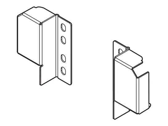 Tandembox szürke kiegészítő korláttartó