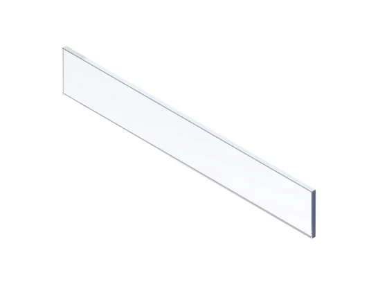 BLUM MERIVOBOX betételem előre, szélessége 600 mm (18/19), átlátszó üveg