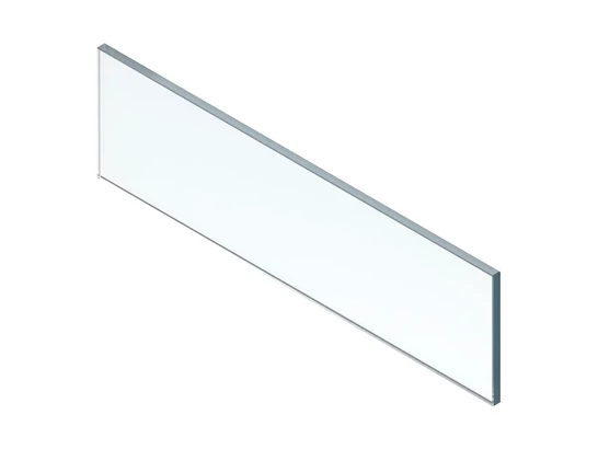 BLUM LEGRABOX oldalelem, 600 mm, átlátszó üveg