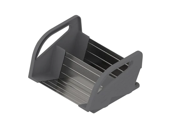 BLUM ORGA-LINE fűszertartó 300 mm, 212 mm széles, szürke műanyag/nemesacél