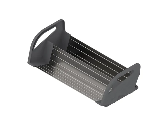 BLUM ORGA-LINE fűszertartó 450 mm, 362 mm széles, szürke műanyag/nemesacél