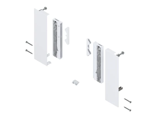 BLUM MERIVOBOX előlaprögzítő belső kih. fiókhoz betételem, magasság E, selyemfehér