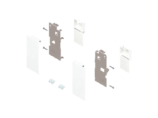 BLUM LEGRABOX előlaprögzítő belső fiókhoz K, selyemfehér matt