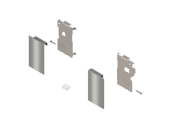 BLUM LEGRABOX előlaprögzítő belső fiókhoz  M, inox (ujjlenyomatálló)