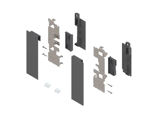 BLUM LEGRABOX belső előlaprögzítő betételemmel C, orionszürke