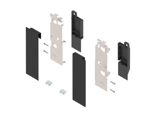 BLUM LEGRABOX belső előlaprögzítő magasító korláthoz C, karbonfekete