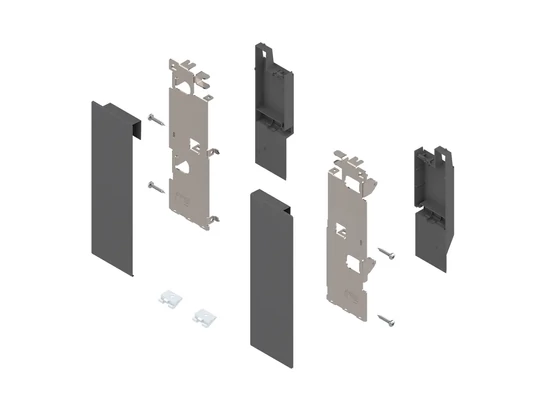 BLUM LEGRABOX belső előlaprögzítő magasító korláthoz C, orionszürke