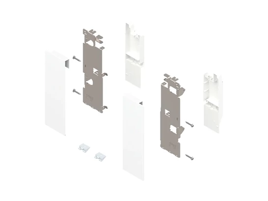 BLUM LEGRABOX belső előlaprögzítő magasító korláthoz C, selyemfehér