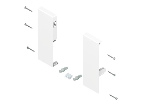 BLUM TANDEMBOX antaro előlaprögzítő magasság C, műanyag selyemfehér