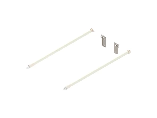 BLUM Metabox korlátkészlet frontkihúzású fiókhoz. hossz 350 mm. krémfehér