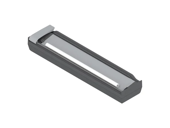 BLUM ORGA-LINE fóliavágó frissen tartó fólia, RAL 7037 szürke műanyag /nemesacél