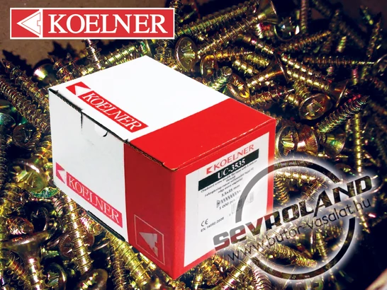 Forgácslap csavar 3 x 18 mm 1000 db