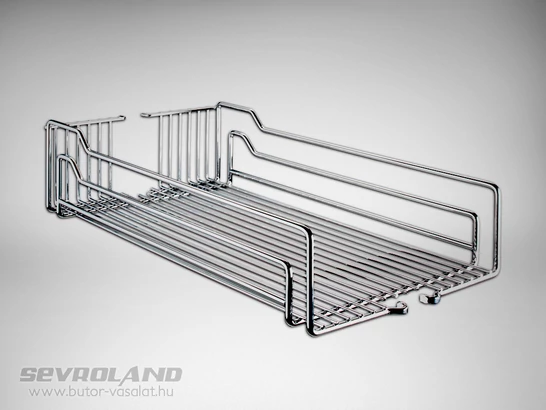 Dispensa rácsos króm kosarak