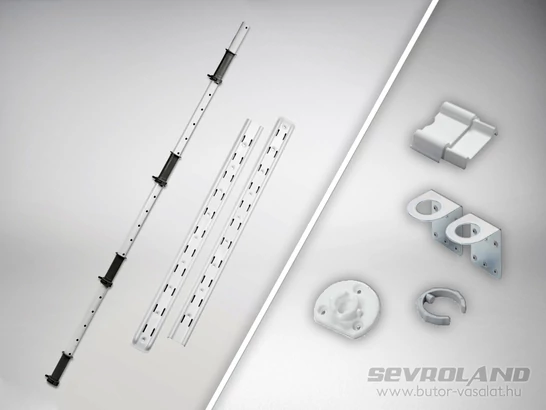 LeMans II fehér tengely 1250 mm